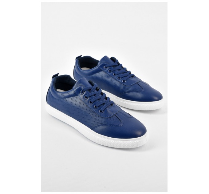 Мокасины мужские синие 143995L