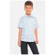 Сорочка дитяча хлопчик блакитна 148505L