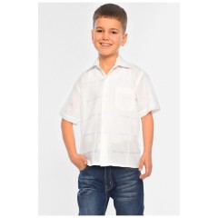 Сорочка дитяча хлопчик молочна 148696L
