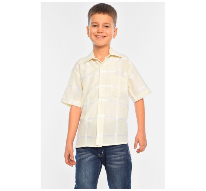 Сорочка дитяча хлопчик кремова 148789L