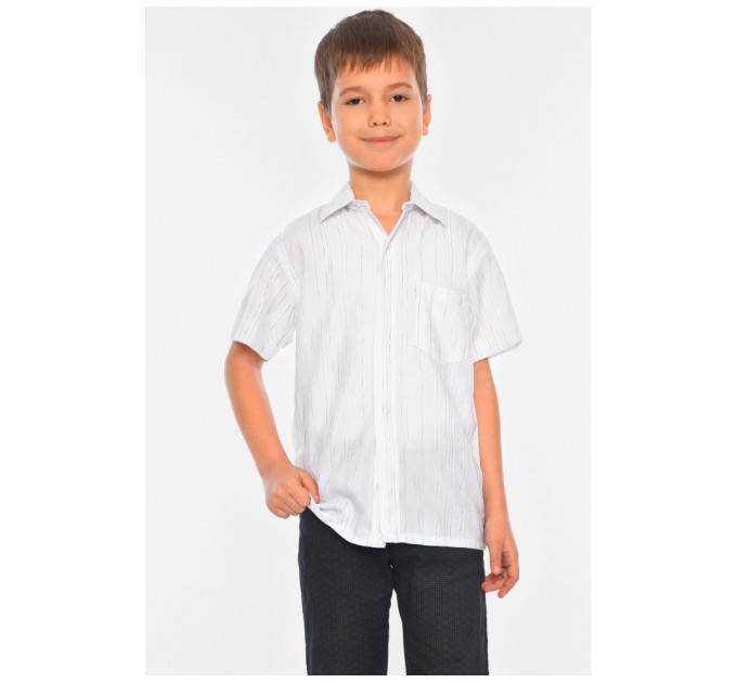 Сорочка дитяча хлопчик біла 148823L