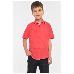 Рубашка детская мальчик коралловая 148967L