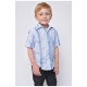 Сорочка дитяча хлопчик блакитна 148972L