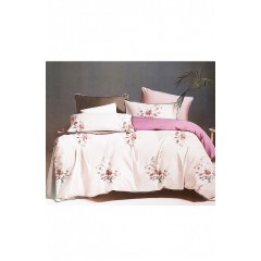 Комплект постільної білизни з квітковим принтом півторка 152363L Комплект постільної білизни з квітковим принтом півторка 152363L
