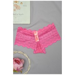 Трусы женские гипюровые малинового цвета 155180L Трусы женские гипюровые малинового цвета 155180L