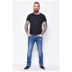 Джинси чоловічі прямі синього кольору 155438L