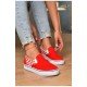 Сліпони жіночі червоного кольору 156450L