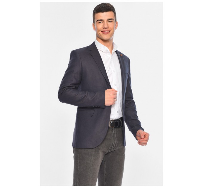 Піджак чоловічий темно-синього кольору 157149L