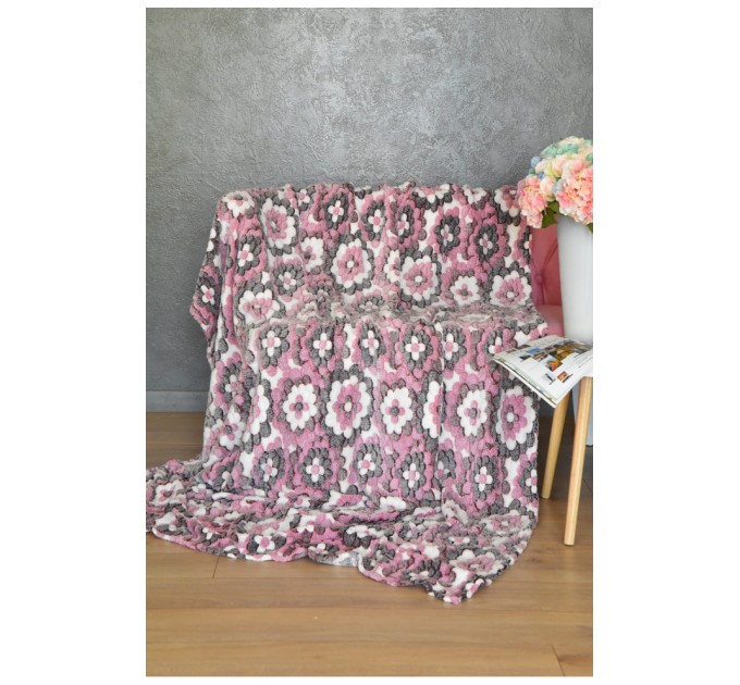 Плед с цветочным принтом размер 150*200 158636L