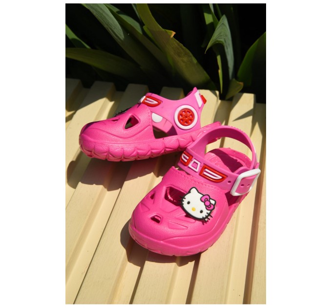 Сандалі дитячі піна для дівчинки рожевого кольору 159534L