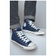 Кеди чоловічі темно-синього кольору текстиль 163198L
