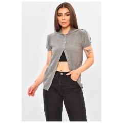 Кофта жіноча сірого кольору розмір 44 164546L