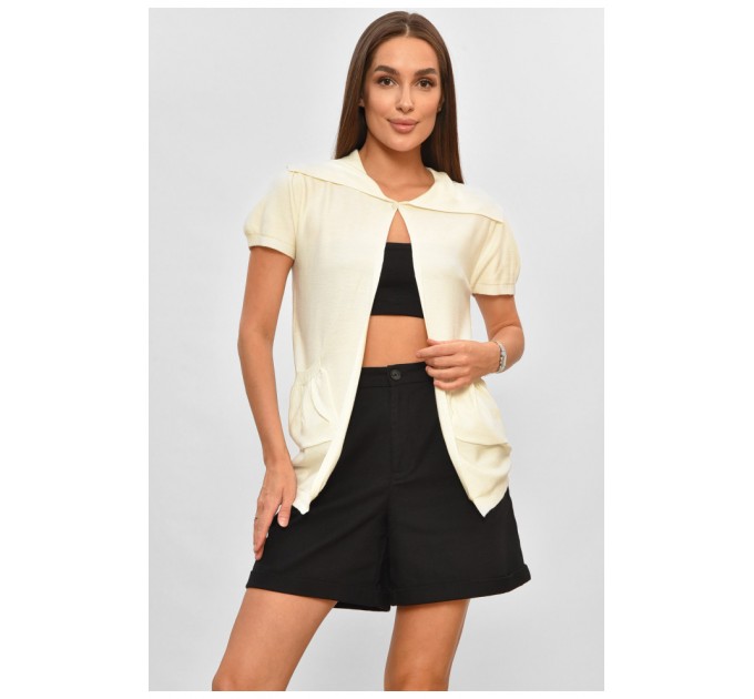 Кофта жіноча молочного кольору розмір 44 164564L