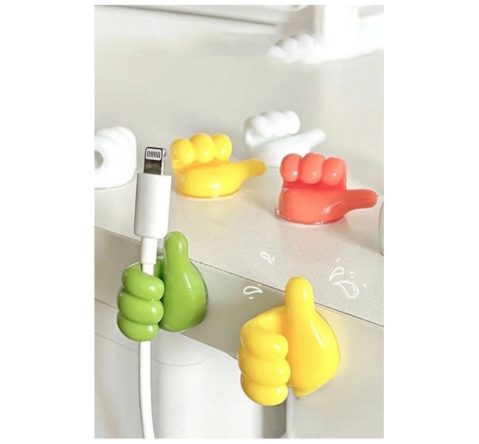 Держатель для проводов и кабелей для рабочего стола 4 шт 166342L