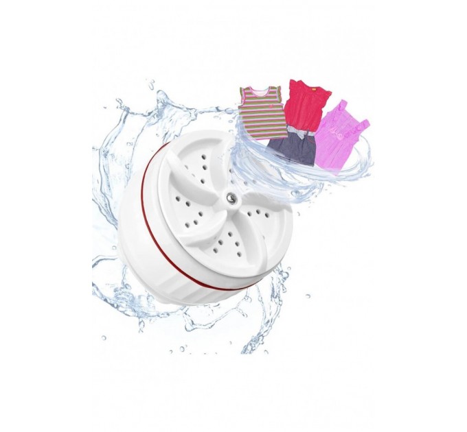Ультразвукова міні-пральна машина портативна Turbine wash 166956L