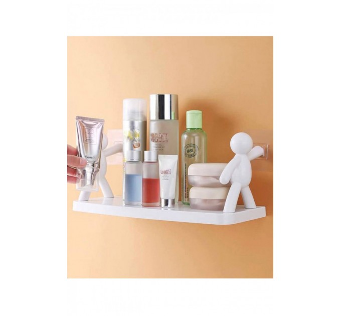 Універсальна підвісна полиця на стіну з липучками 167310L