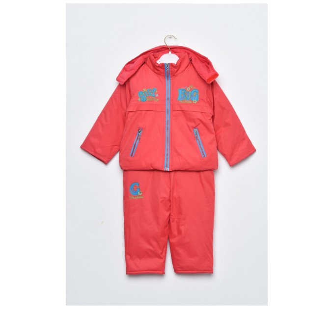 Куртка и полукомбинезон для девочки еврозима темно-розового цвета 169479L