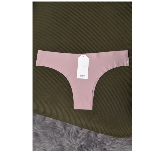 Труси жіночі бесшовні пудрового кольору 169651L