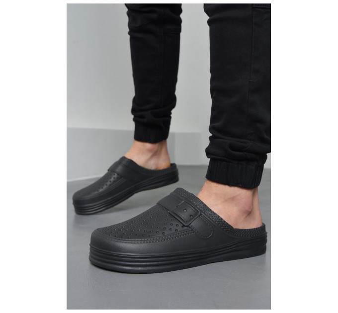 Сабо чоловічі чорного кольору 170965L