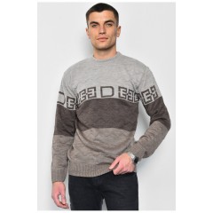 Светр чоловічий коричневого кольору 172535L