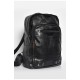 Рюкзак чоловічий з екошкіри чорного кольору 173436L