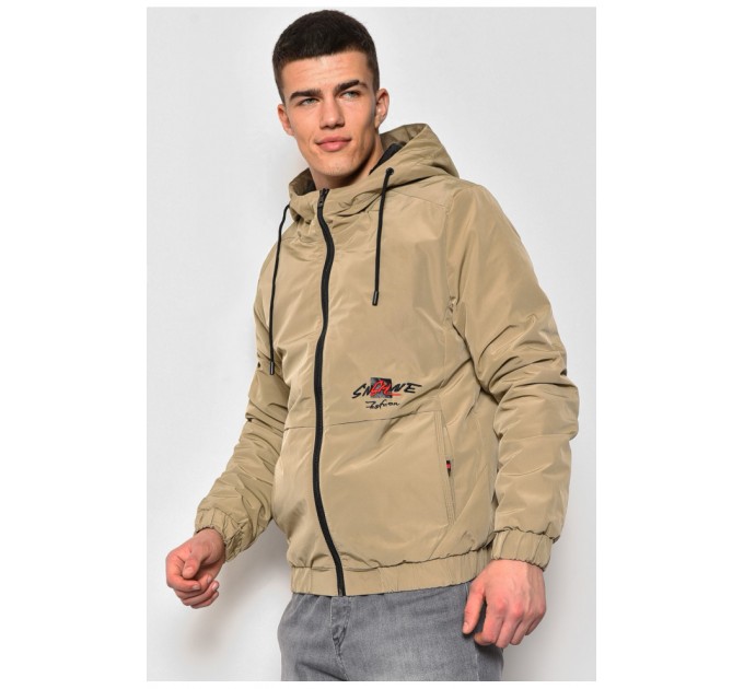 Куртка мужская демисезонная бежевого цвета 173540L