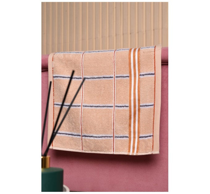 Салфетка кухонная махровая бежевого цвета 173640L