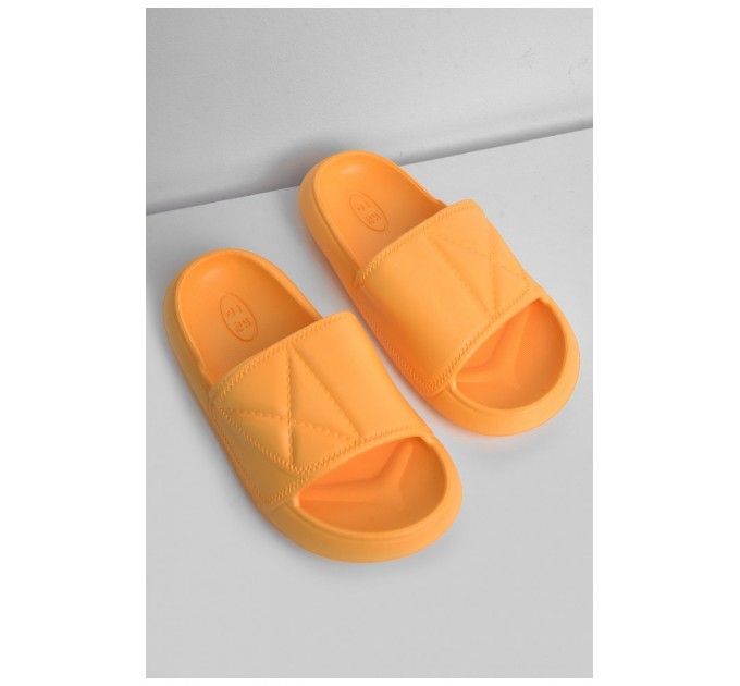 Шлепанцы пена женские желтого цвета 174812L