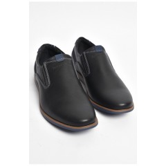 Туфлі підліткові для хлопчика чорного кольору 175921L