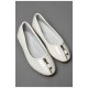 Балетки дитячі для дівчинки білого кольору 175996L Балетки дитячі для дівчинки білого кольору 175996L