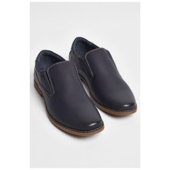 Туфлі підліткові для хлопчика чорного кольору 176127L