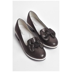 Детские туфли для девочки коричневого цвета 176923L