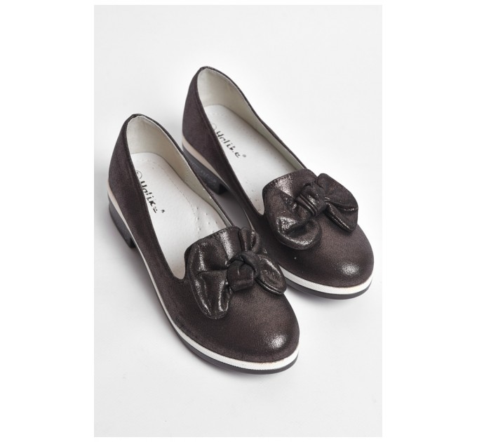 Детские туфли для девочки коричневого цвета 176923L