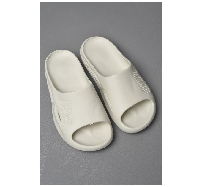 Шлепанцы мужские пена молочного цвета 177034L