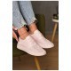 Мокасини жіночі рожевого кольору на шнурівці 177114L