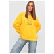 Світшот жіночий напівбатальний жовтого кольору 177395L