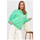 Світшот жіночий напівбатальний зеленого кольору 177408L