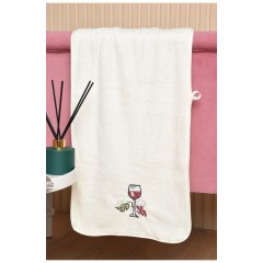 Полотенце кухонное микрофибра молочного цвета 177717L