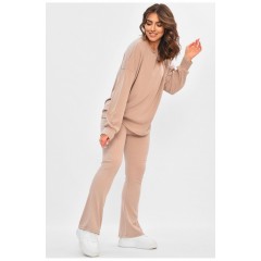 Костюм женский бежевого цвета 178274L