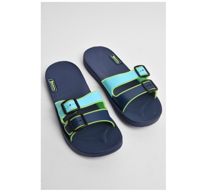 Шлепанцы мужские темно-синего цвета 178490L