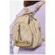 Жіночий рюкзак з екошкіри бежевого кольору 179282L