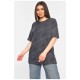 Футболка жіноча сірого кольору 180555L
