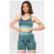 Спортивний костюм жіночий літній бірюзового кольору 180771L