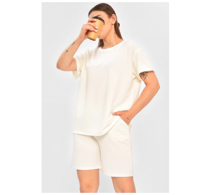 Костюм жіночий білого кольору 180798L