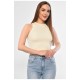 Женская майка бежевого цвета 181092L