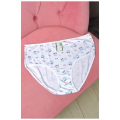 Труси жіночі батальні бiлого кольору 181185L