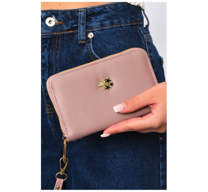 Кошелек женский из экокожи сиреневого цвета 182673L