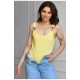 Боді жіноче рубчик жовтого кольору 183797L