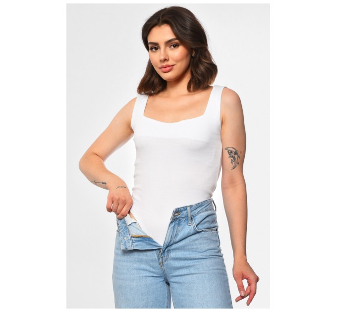 Боді жіноче білого кольору 183875L