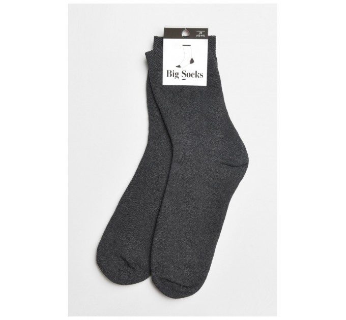 Шкарпетки чоловічі махрові сірого кольору 183972L